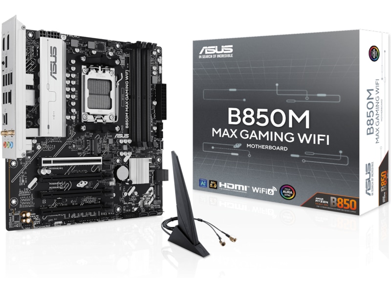 Asus B850M MAX GAMING WIFI Hovedkort AMD Socket