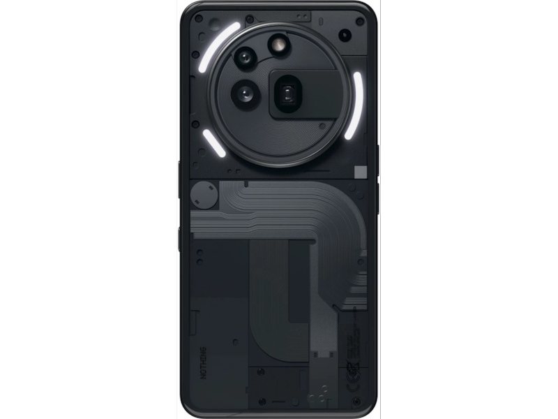 Nothing Phone (3a) Pro 12+256GB (sort) Mobiltelefoner