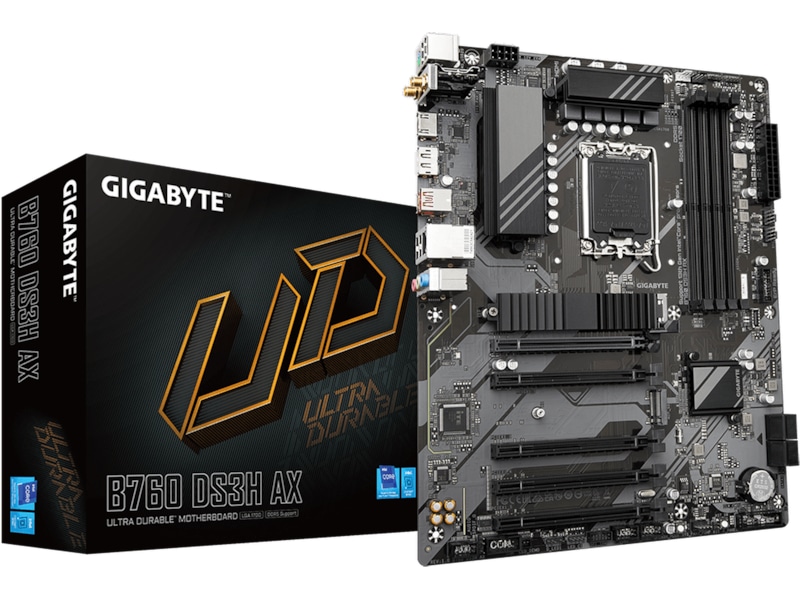 Gigabyte B760 DS3H AX Hovedkort Intel Socket