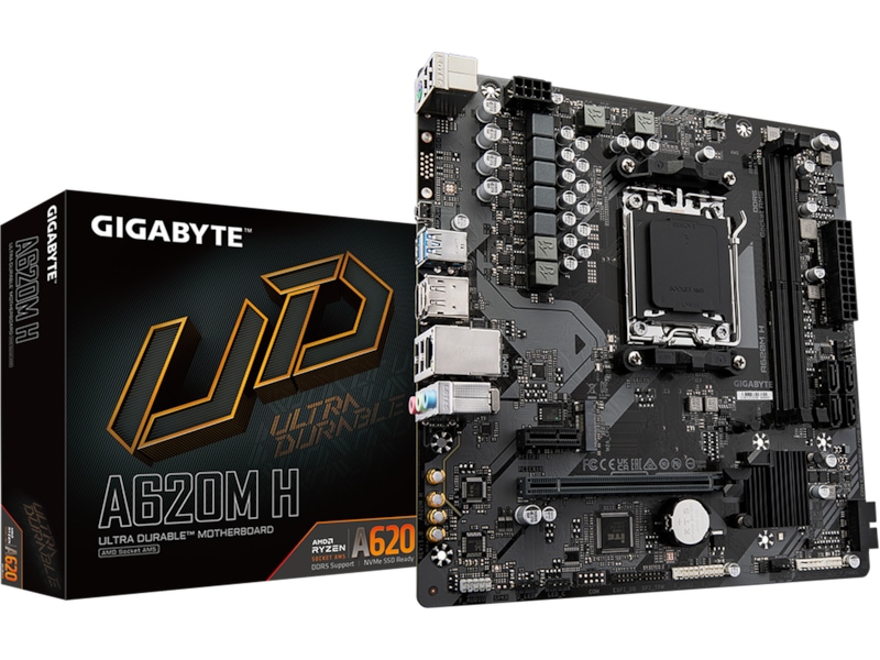 Gigabyte A620M H Hovedkort AMD Socket
