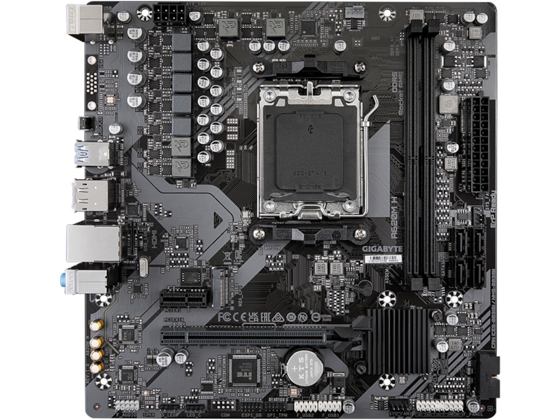Gigabyte A620M H Hovedkort AMD Socket