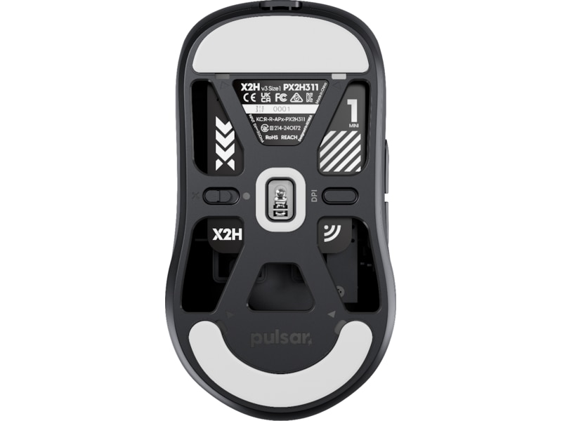 Pulsar X2H V3 Mini Trådløs Gamingmus (sort) Gamingmus