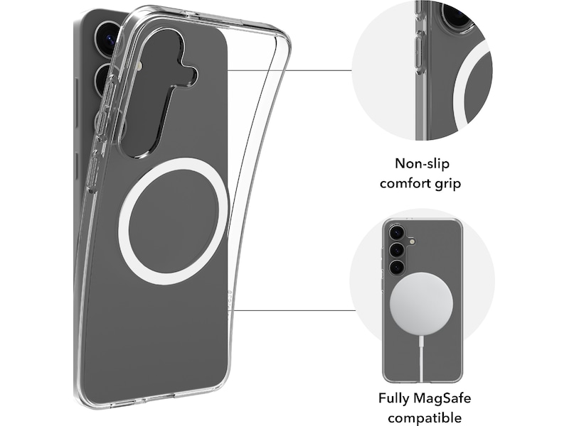 dbramante1928 Galaxy S25+ Greenland Pro Qi2 deksel (gjennomsiktig) Mobildeksel