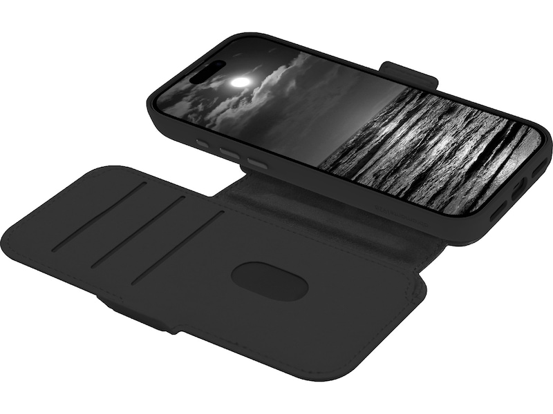 dbramante1928 iPhone 17 Pro Max Lynge 2-i-1 Lommebokdeksel (midnight) Mobildeksel