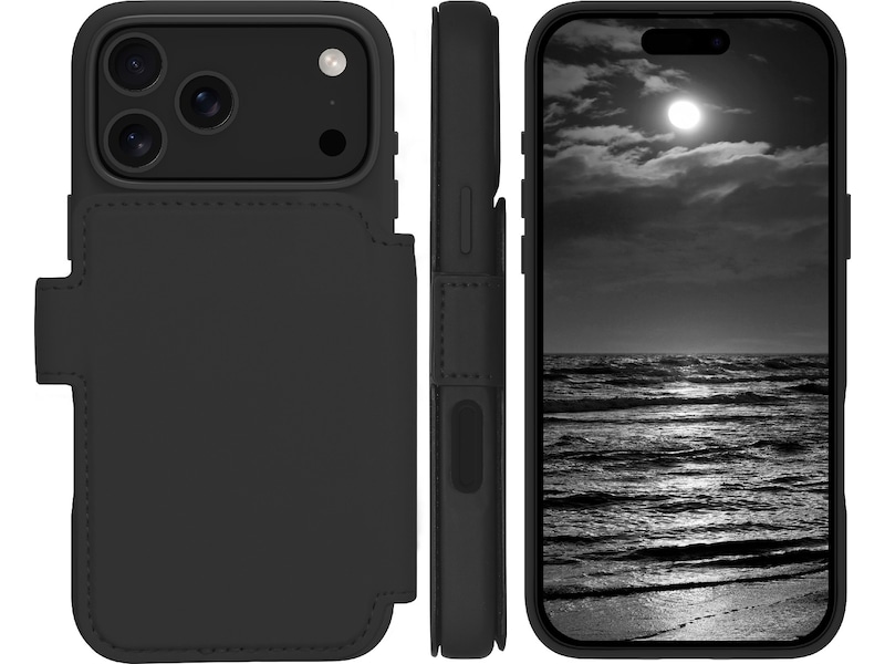 dbramante1928 iPhone 17 Pro Max Lynge 2-i-1 Lommebokdeksel (midnight) Mobildeksel