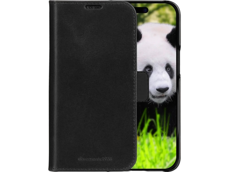 dbramante1928 iPhone 16e Lynge 2-i-1 lommebokdeksel (sort) Mobildeksel