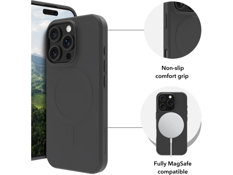 dbramante1928 iPhone 15 Greenland Pro Magsafe Deksel (night black) Mobildeksel