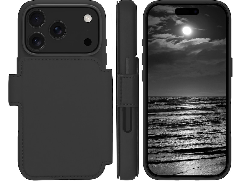 dbramante1928 iPhone 17 Pro Lynge 2-i-1 Lommebokdeksel (midnight) Mobildeksel