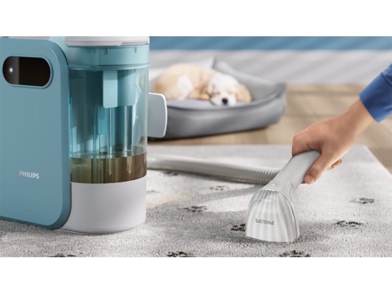 Philips 3000 Series Tepperenser XW3193/11 (hvit/blå) Dampvaskere