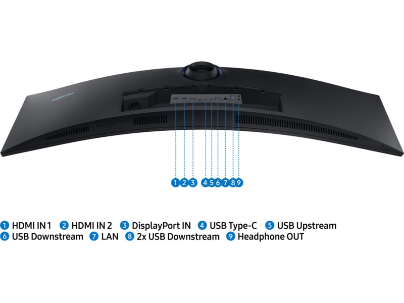 Samsung 49" curved skjerm ViewFinity S9 S49F950UA Skjermer
