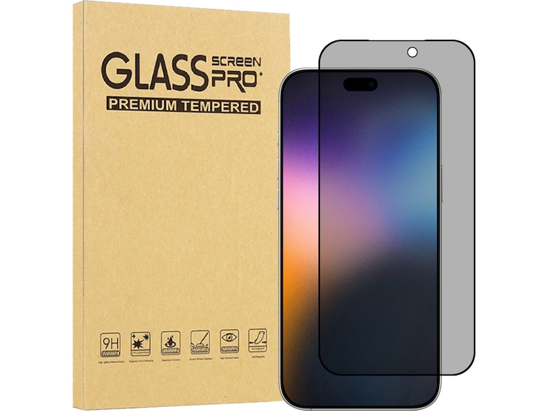 iiglo iPhone 17 Pro Max Privacy skjermbeskytter Skjermbeskytter