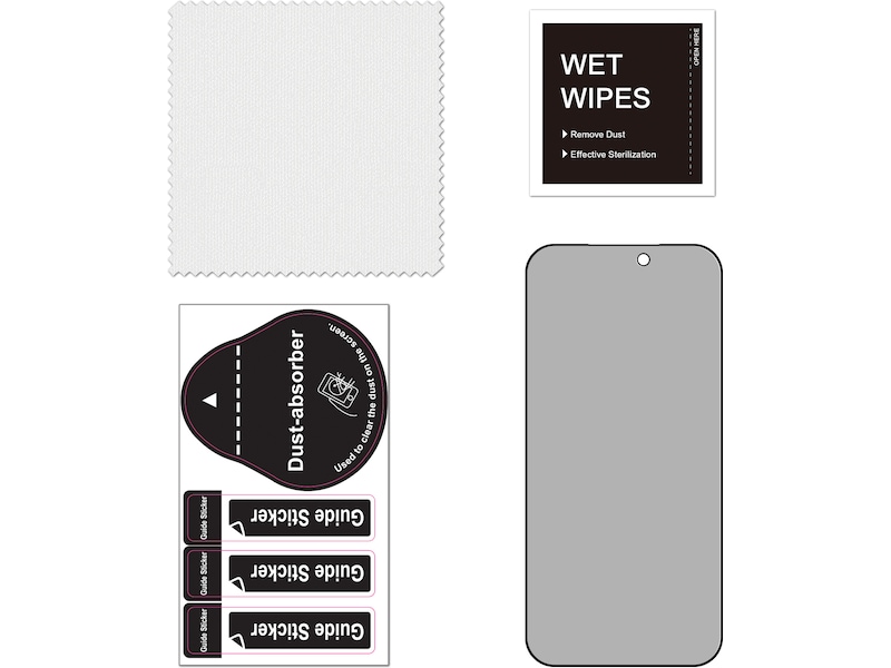 iiglo iPhone 17 Pro Max Privacy skjermbeskytter Skjermbeskytter