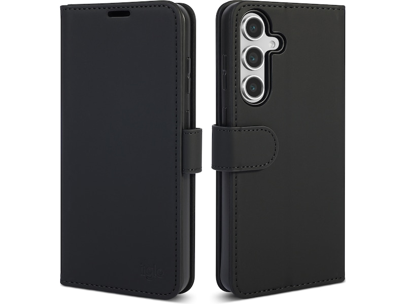 iiglo Galaxy S25 FE Lommebokdeksel (sort) Mobildeksel