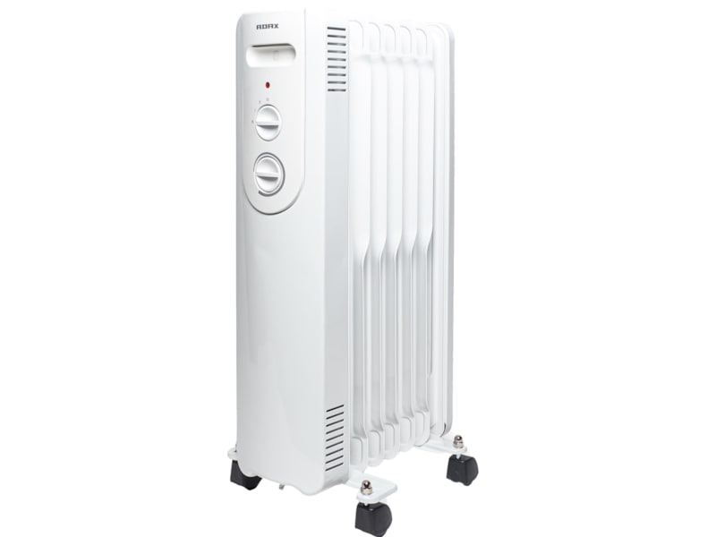 Adax Basic Nova 1500W oljeovn (hvit) Frittstående varmeovner