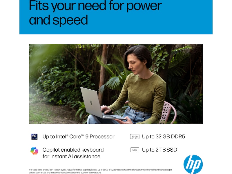 HP OmniBook 7 AI PC 16-ay0082no 16" 2K OLED PC - Bærbar / laptop