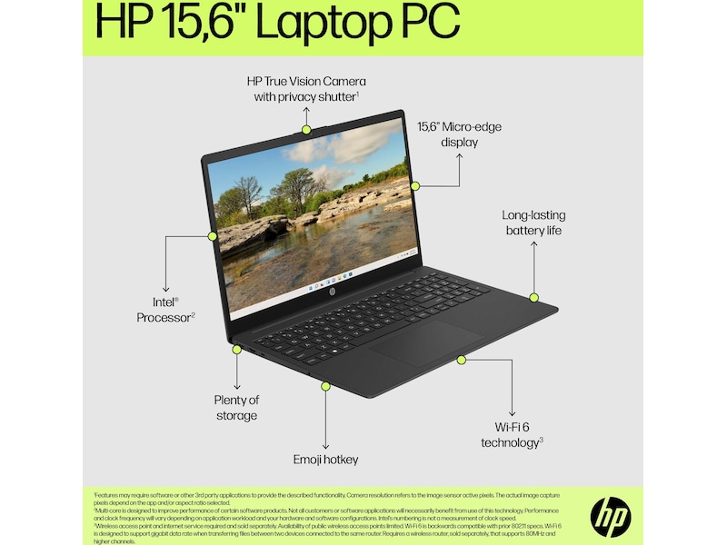 HP Laptop 15-fd0060no 15,6" FHD PC - Bærbar / laptop