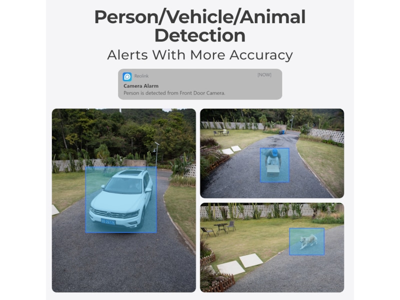 Reolink E1 Outdoor WiFi utendørs overvåkningskamera (sort) Overvåkningskameraer