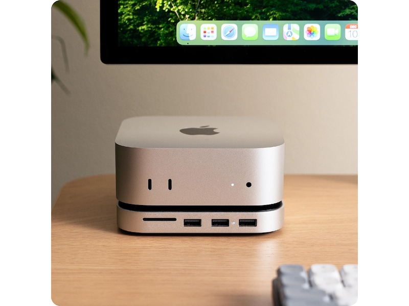 Satechi Mac Mini M4 Stand & Hub (sølv) -B-Grade Demo annet i PC & nettbrett