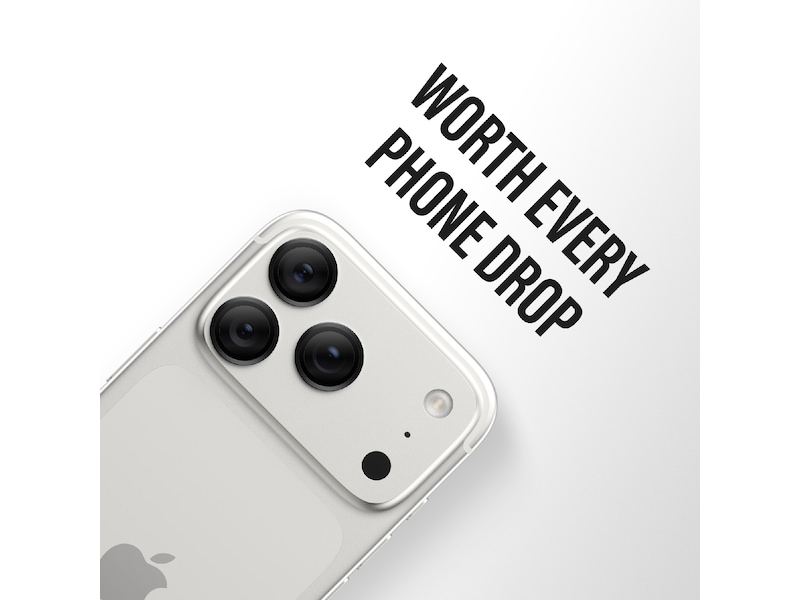 PanzerGlass iPhone 17 Pro / 17 Pro Max / 16 Pro / 16 Pro Max Hoops Ceramic II Linsebeskytter Skjermbeskytter