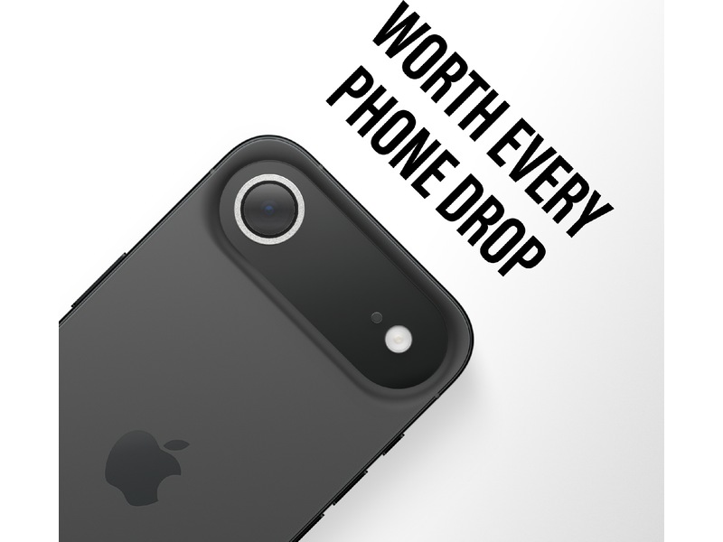 PanzerGlass iPhone Air Hoops Linsebeskytter (glitter silver) Skjermbeskytter