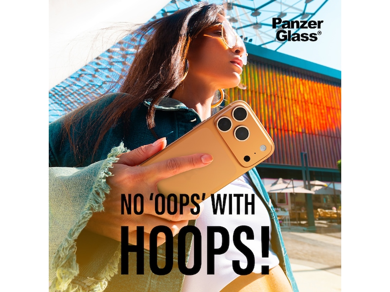 PanzerGlass iPhone Air Hoops Linsebeskytter (glitter gold) Skjermbeskytter