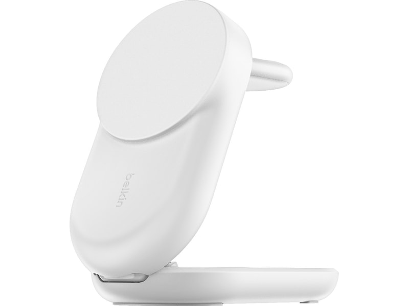 Belkin UltraCharge Pro 3-in-1 Qi2 Trådløs lader (hvit) Trådløs lader
