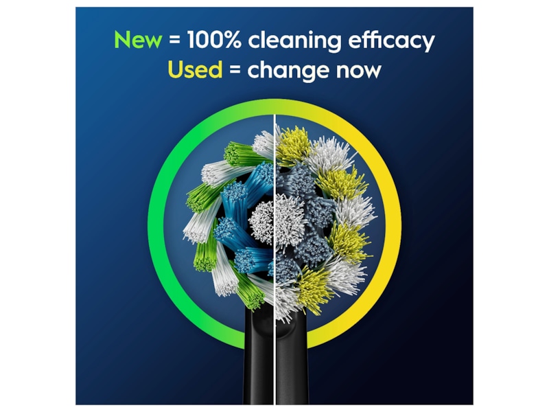 Oral-B Pro Cross Action Black Børstehoder (5 stk) Tannbørstehoder