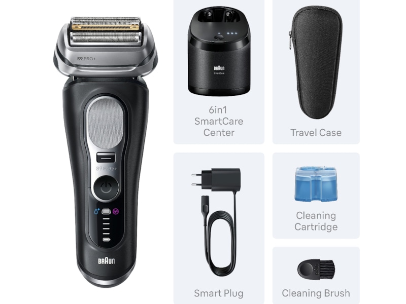Braun Series 9 PRO+ Elektrisk Barbermaskin 9660CC Barbermaskiner