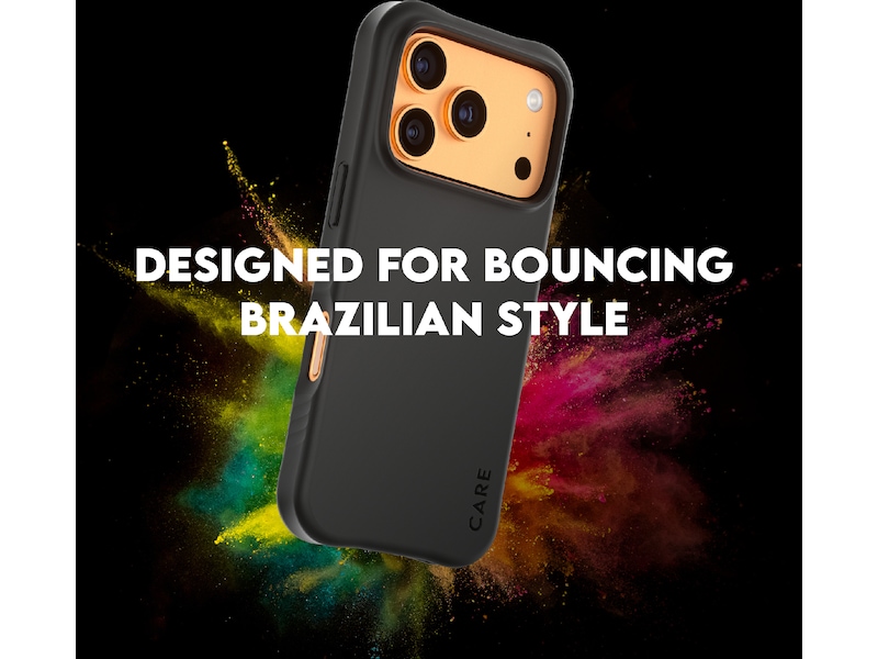 PanzerGlass CARE iPhone 17 Pro Samba Hardcase deksel (sort) Mobildeksel