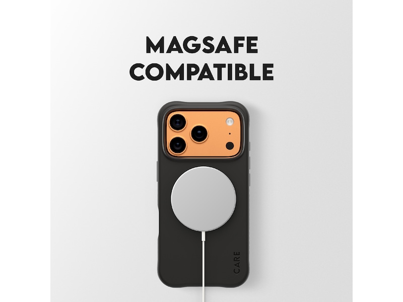 PanzerGlass CARE iPhone 17 Pro Samba Hardcase deksel (sort) Mobildeksel