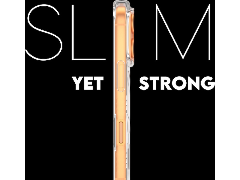 PanzerGlass CARE iPhone 17 Pro Samba Hardcase deksel (gjennomsiktig/hvit) Mobildeksel