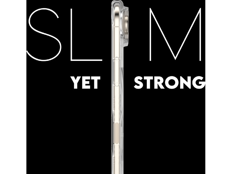 PanzerGlass CARE iPhone Air Samba Hardcase deksel (gjennomsiktig/hvit) Mobildeksel