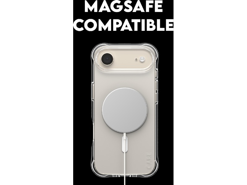PanzerGlass CARE iPhone Air Samba Hardcase deksel (gjennomsiktig/hvit) Mobildeksel