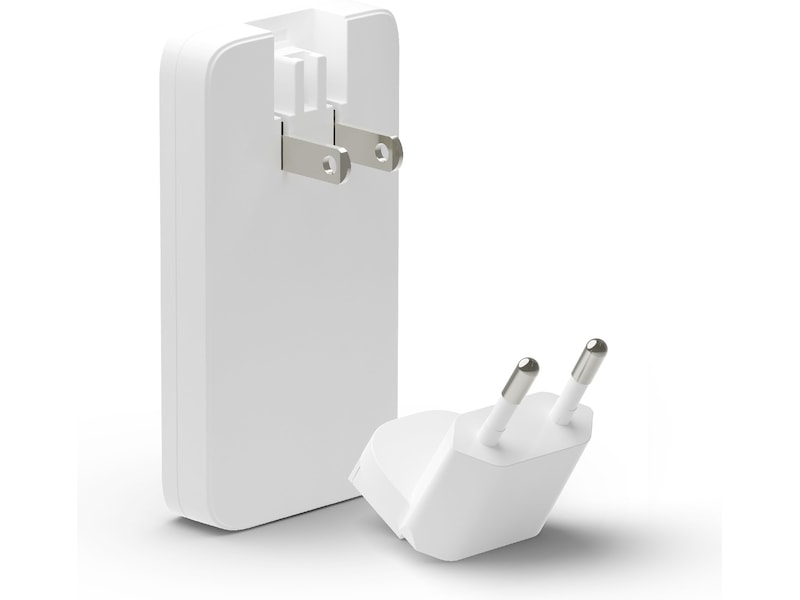 dbramante1928 re-charge Pro EU/US Slim Vegglader (hvit) Mobilladere