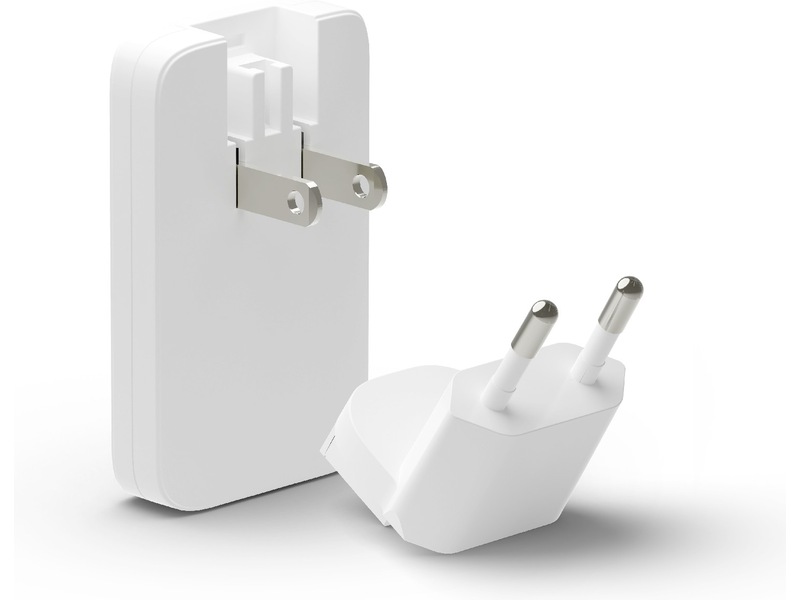 dbramante1928 re-charge Pro EU/US Slim Vegglader (hvit) Mobilladere