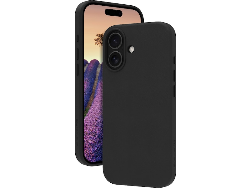 dbramante1928 iPhone 17 Roskilde skinndeksel (sort) Mobildeksel