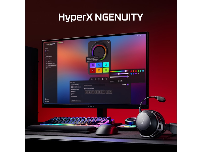 HyperX Cloud Alpha 2 Trådløst Gaming Headset (sort) Gamingheadset