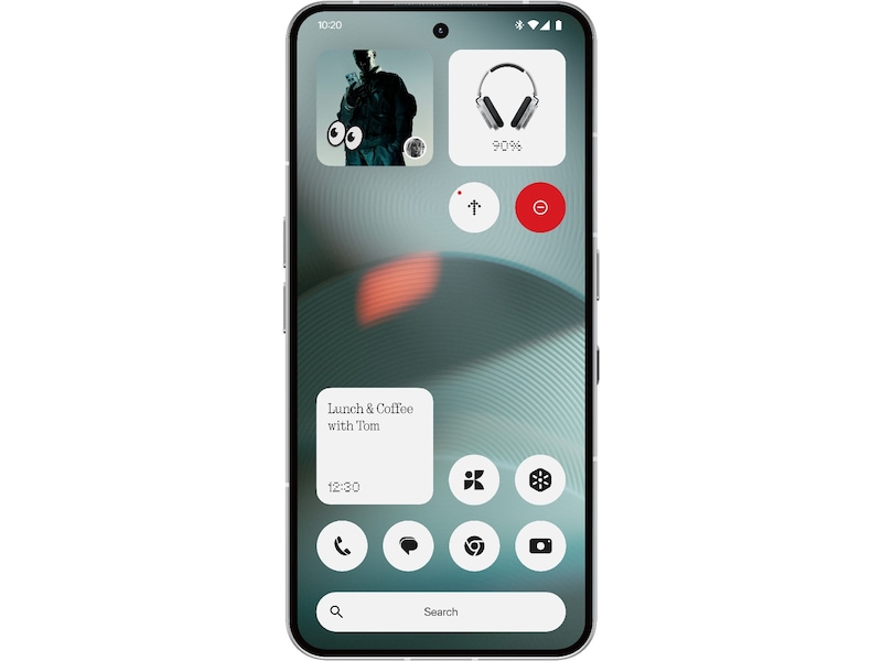 Nothing Phone (3) 512GB (hvit) Mobiltelefoner