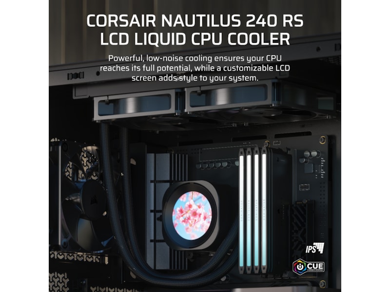 Corsair Nautilus 240 RS LCD Kjøler (sort) CPU - Vannkjøling