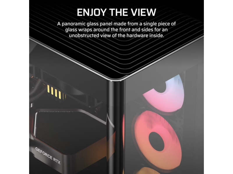 Corsair FRAME 4500X RS-R ARGB Mid Tower (sort) Midi tower