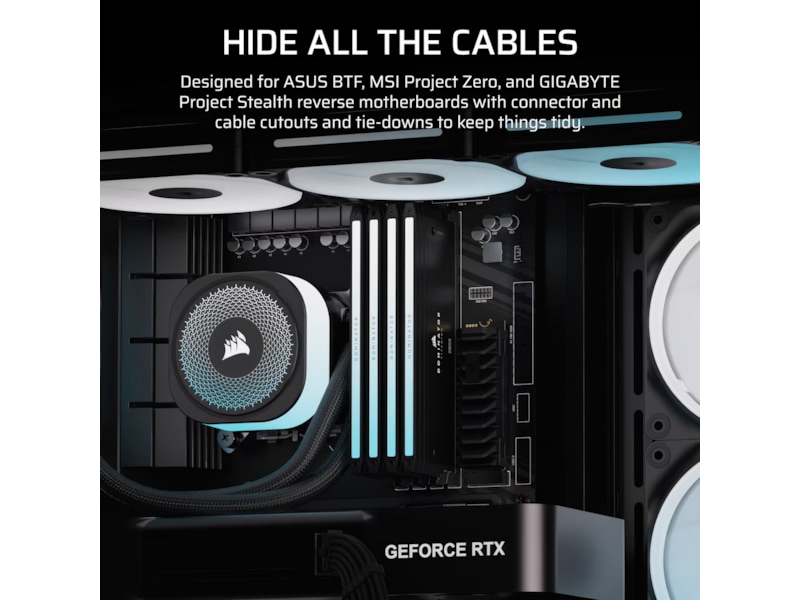 Corsair FRAME 4500X LX-R RGB Mid Tower (sort) Midi tower