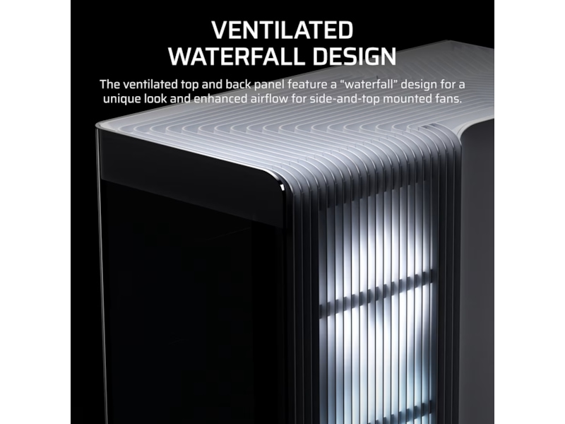 Corsair FRAME 4500X LX-R RGB Mid Tower (hvit) Midi tower