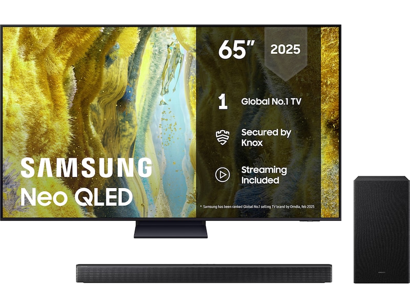 Samsung 65" QN73F Neo QLED 4K Mini LED Smart TV (2025) 60 - 69 tommer TV