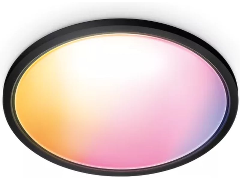 WiZ SuperSlim RGB Taklampe 22W (sort) Taklampe