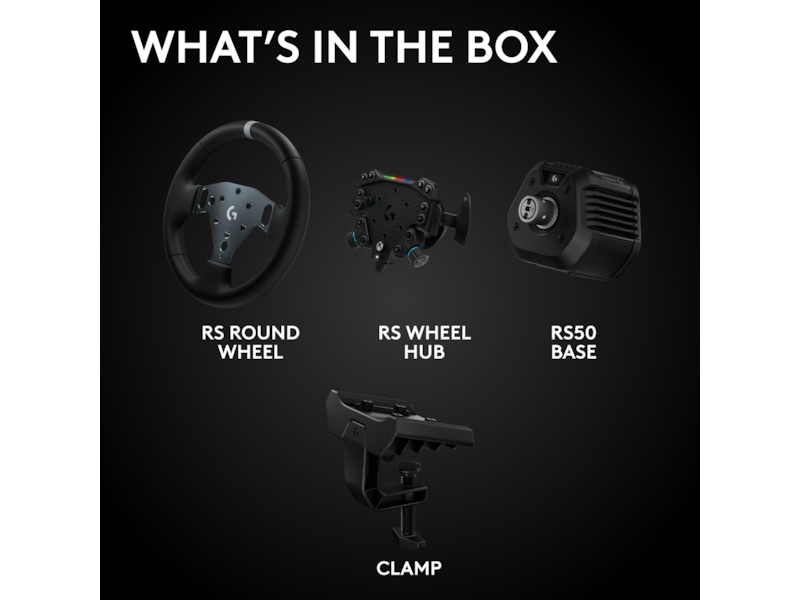 Logitech G RS50 Xbox/PC Ratt og pedaler