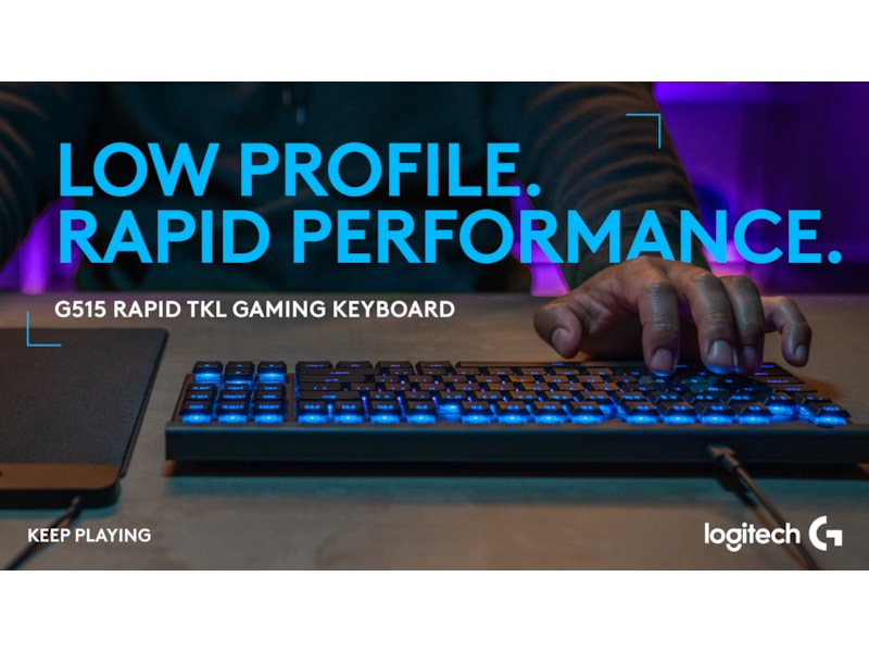 Logitech G515 TKL Rapid Gamingtastatur (sort) Gamingtastatur