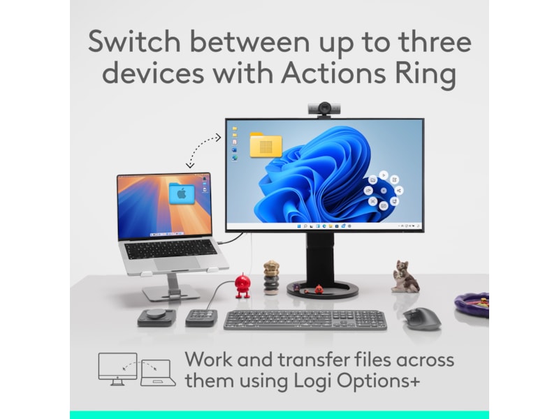 Logitech MX Master 4 Trådløs Ergonomisk Mus (grafittgrå) Mus