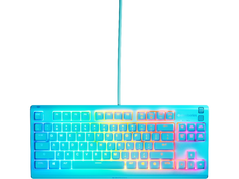 Steelseries Apex 3 TKL Gamingtastatur (aqua) Gamingtastatur