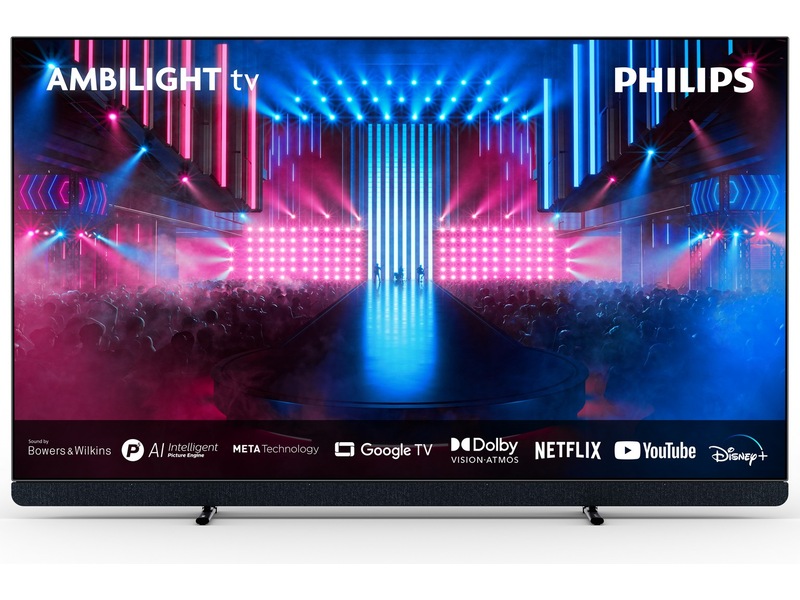 Philips 77" 4K UHD OLED+ Smart TV Ambilight 77OLED909 70 - 79 tommer TV