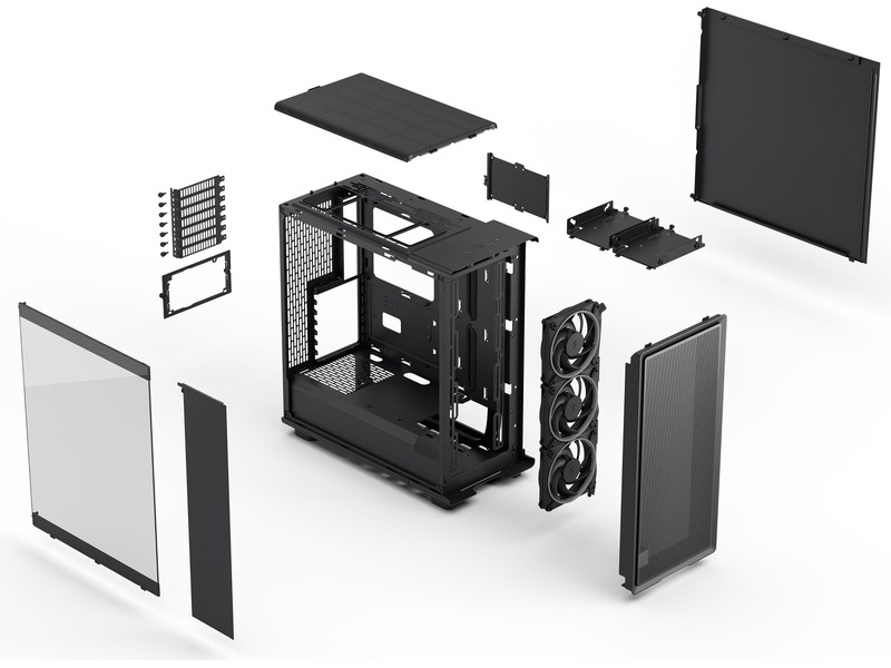 Fractal Design Epoch TG RGB Mid Tower (sort) Midi tower